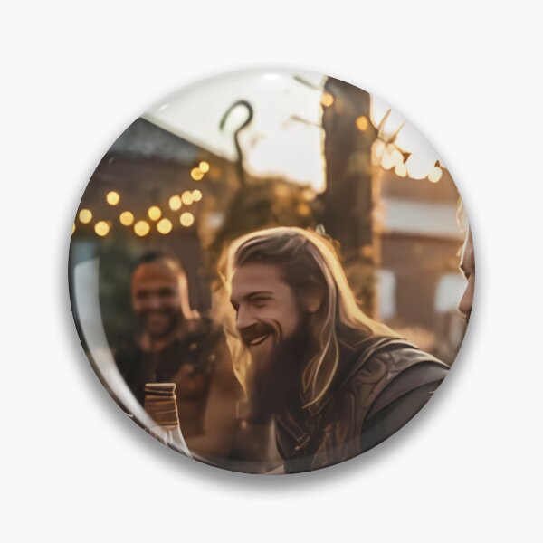 Item preview, a group of men sitting around a wooden table designed and sold by Dark Fantasy Store.