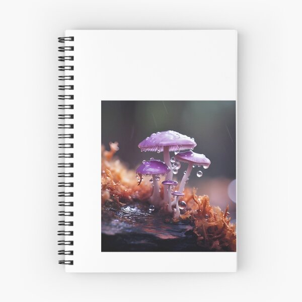 Item preview, a group of purple mushrooms sitting on top of a moss covered ground designed and sold by Dark Fantasy Store.