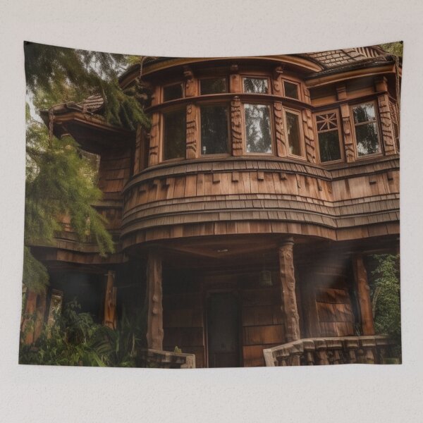 Item preview, "Redwood Forest Oasis: Classical Architecture in the Whistlerian Big Tree House" designed and sold by WhiteWolfe0127.