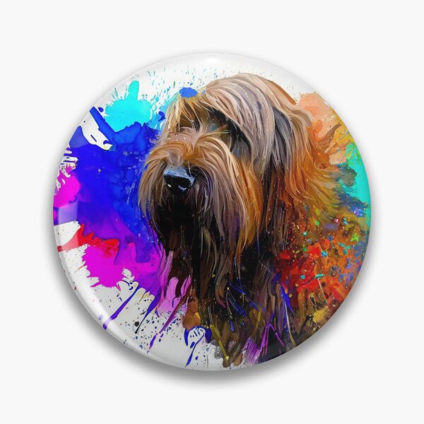 Item preview, Briard Splash Art designed and sold by The Digital Compass.