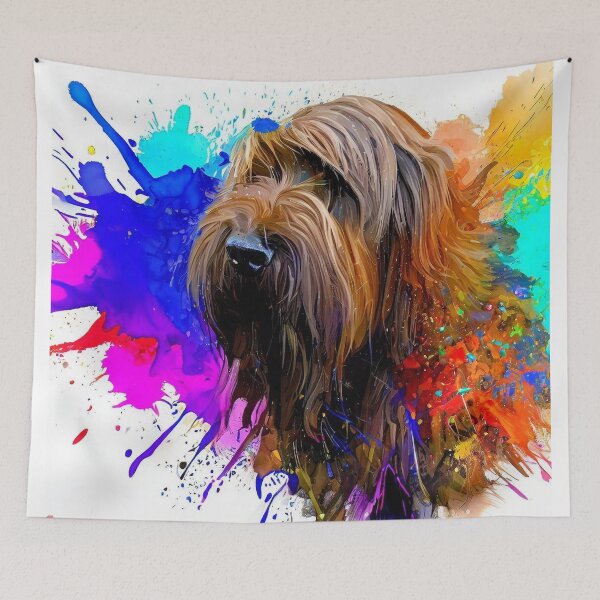 Item preview, Briard Splash Art designed and sold by The Digital Compass.