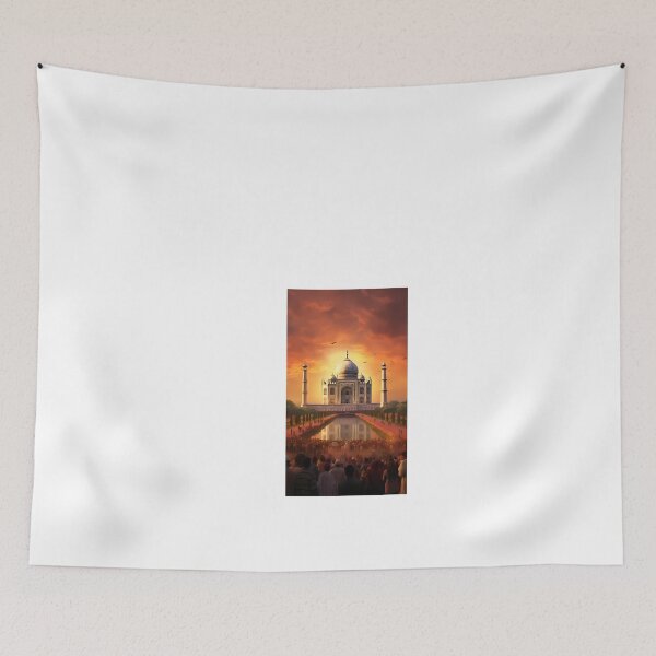 Item preview, a large group of people standing in front of a building designed and sold by Dark Fantasy Store.