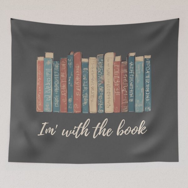 Item preview, I'm With The Book Aesthetic Vintage Style designed and sold by Yellowriversss.