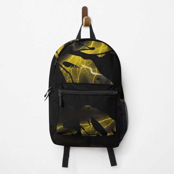 Item preview, Dinosaur skull and yellow lightning designed and sold by sr-arts69.