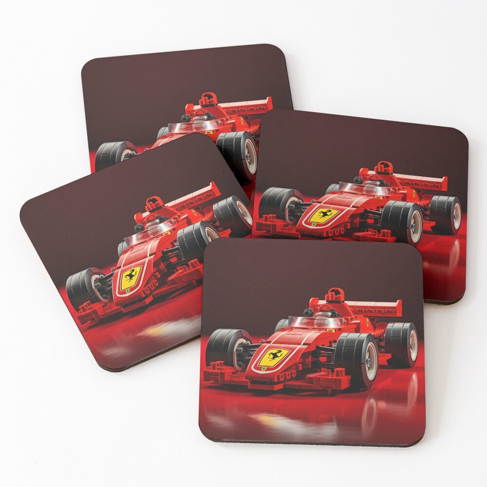 Ferrari F1 Lego Postcard by RodoArtDs