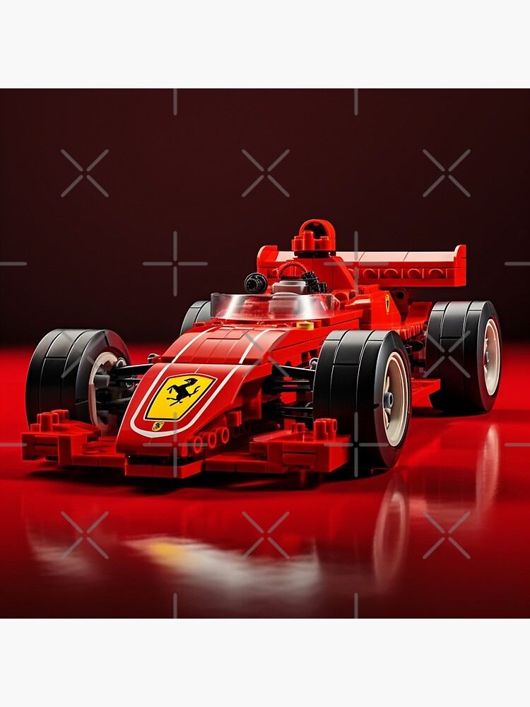 Ferrari F1 Lego Art Board Print by RodoArtDs