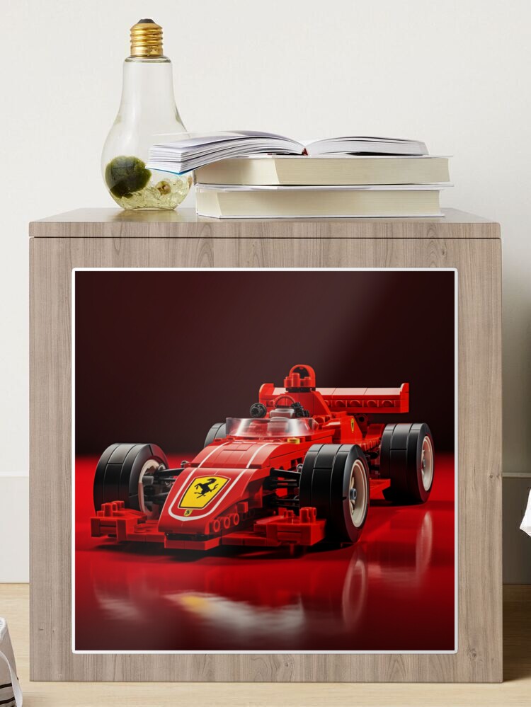 Ferrari F1 Lego Art Board Print by RodoArtDs