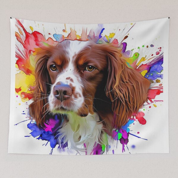 Item preview, Brittany Spaniel Splash Art designed and sold by The Digital Compass.