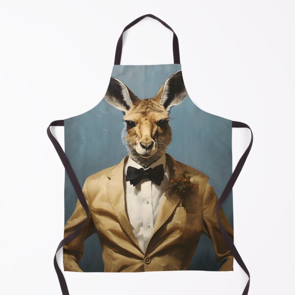 Item preview, Retrato de canguro Arte animal elegante designed and sold by ConfettiSkyArt.