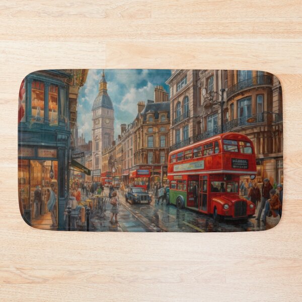 Item preview, The Hustle and Bustle of the City of London designed and sold by Bring Back Culture.