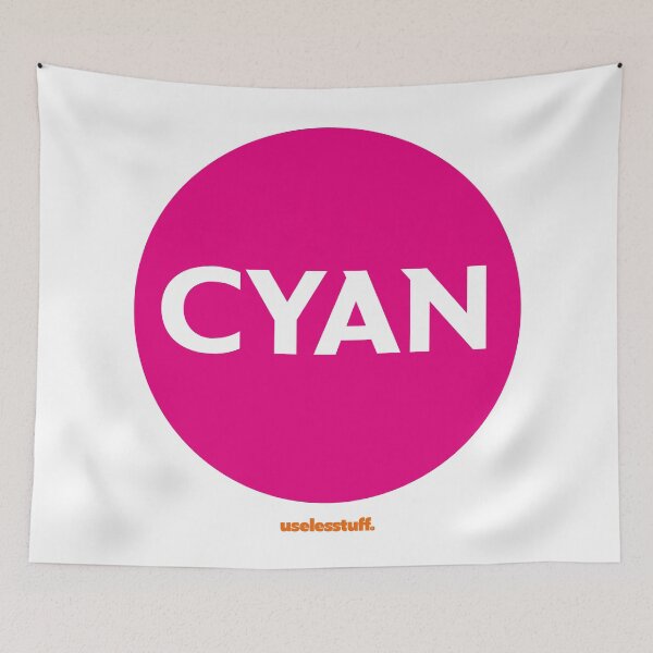Item preview, 16235-08-ALL – Strange Colours – Cyan designed and sold by Uselesstuff.