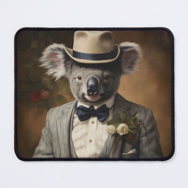 Item preview, Koala Portrait Dapper Animal Art designed and sold by ConfettiSkyArt.