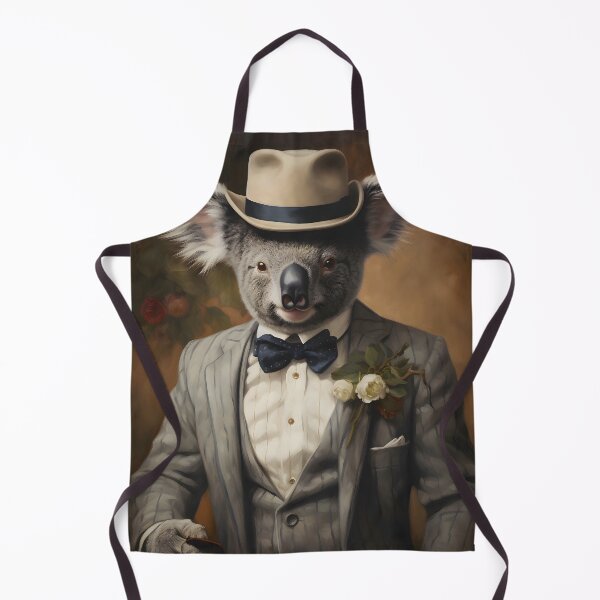 Item preview, Koala Portrait Dapper Animal Art designed and sold by ConfettiSkyArt.