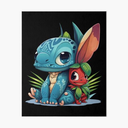 Stitch Art Board Print for Sale by crxpuppy