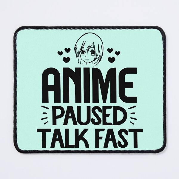 Item preview, Anime Paused: A Swift Conversation designed and sold by QuadMacDesigns.