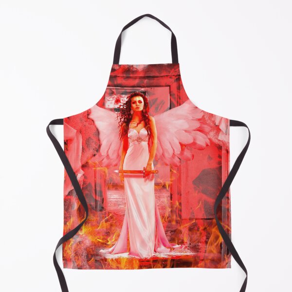 Item preview, Archangel with sword in burning building designed and sold by Bigrow.