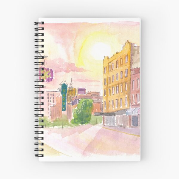 Item preview, Sunset in Fargo Noth Dakota Historic Main Street designed and sold by artshop77.