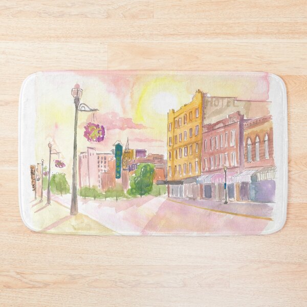 Item preview, Sunset in Fargo Noth Dakota Historic Main Street designed and sold by artshop77.