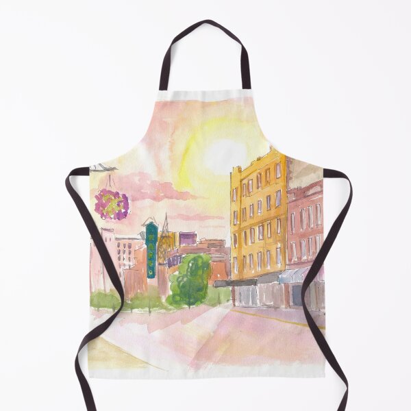 Item preview, Sunset in Fargo Noth Dakota Historic Main Street designed and sold by artshop77.
