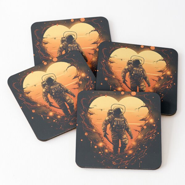 Item preview, Heartfelt Astronaut Journey designed and sold by ArtisimoStudio.