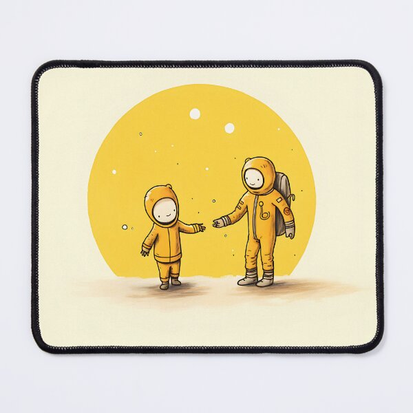 Item preview, Astronaut & Sun Cartoon designed and sold by ArtisimoStudio.