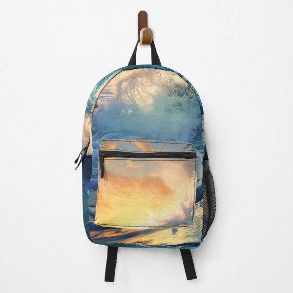 Item preview, Sea Waves Sunset Landscape designed and sold by LudwikeArts.