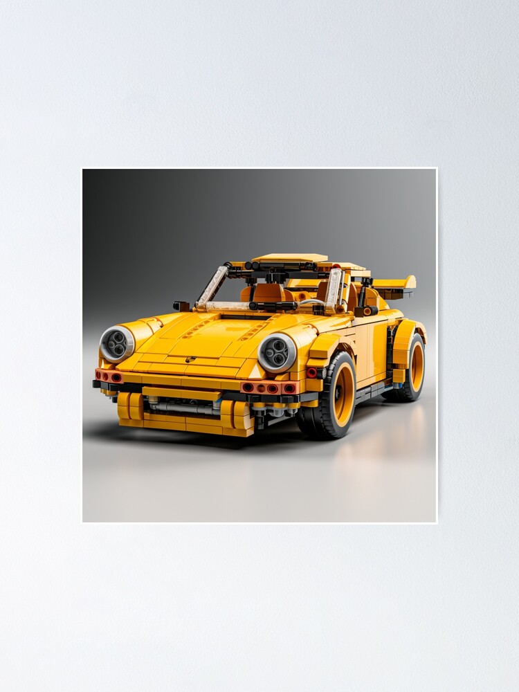 Porsche Lego Poster by RodoArtDs