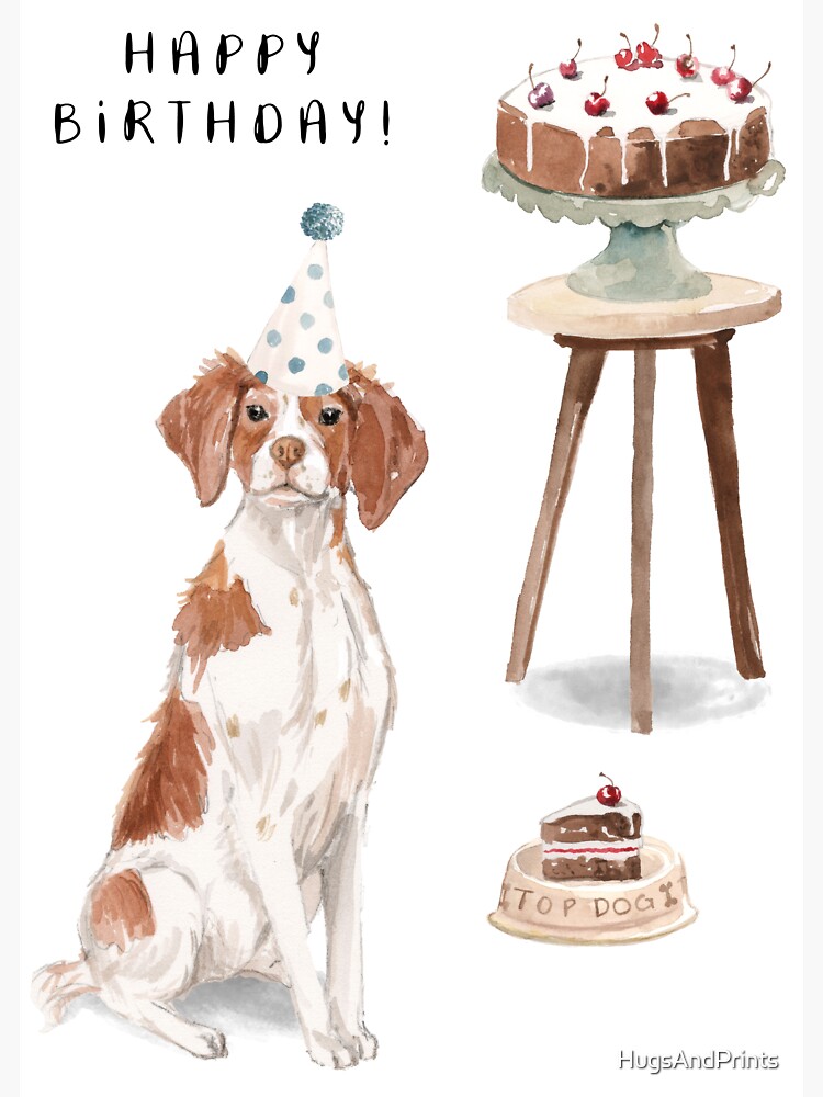 Happy Birthday Cake 3 Brittany Notecard - Copperfield's Gifts & Rarities