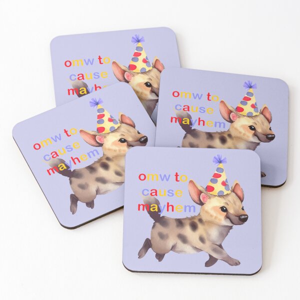 Item preview, troublemaker hyena designed and sold by tropi-cat.