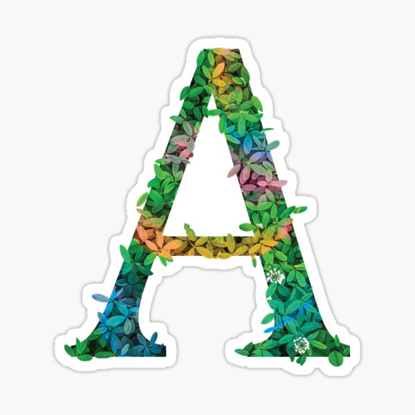Letter A Sticker