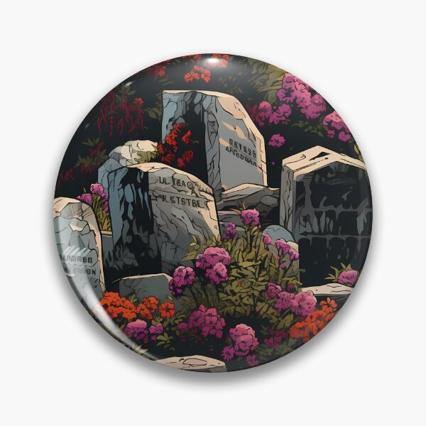 Artikelvorschau, Gotische Friedhofsgrabsteine und Blumenmuster entworfen und verkauft von SchorlCraft.