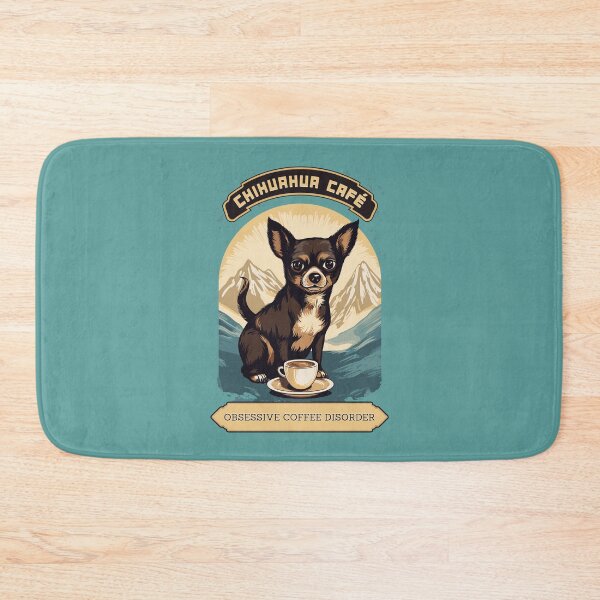 Item preview, Chihuahua Cafe Vintage Sign - Obsessive Coffee Disorder designed and sold by Triplicate Limited.