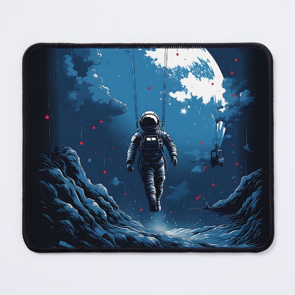 Item preview, Parachuting Astronaut designed and sold by ArtisimoStudio.