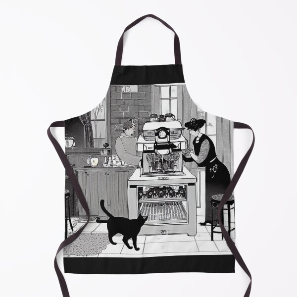 Item preview, The Barista Cat and the Espresso I designed and sold by dibsmft.