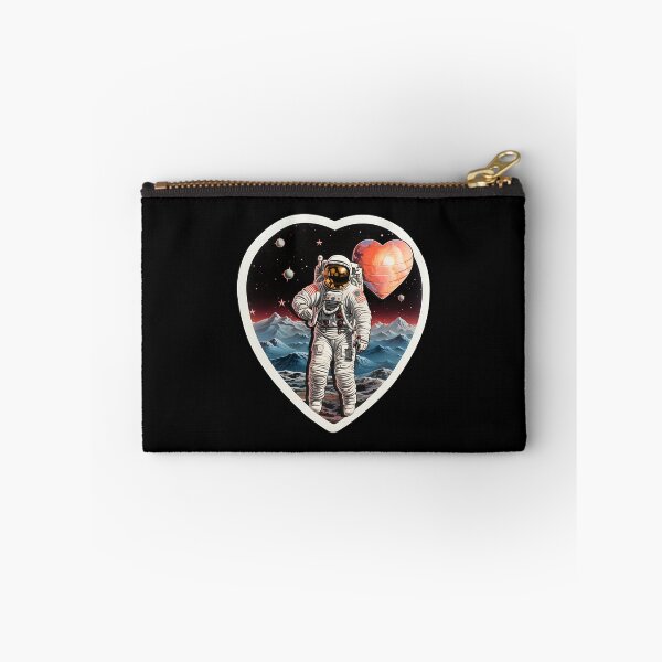 Item preview, Heart Astronaut Sticker designed and sold by ArtisimoStudio.