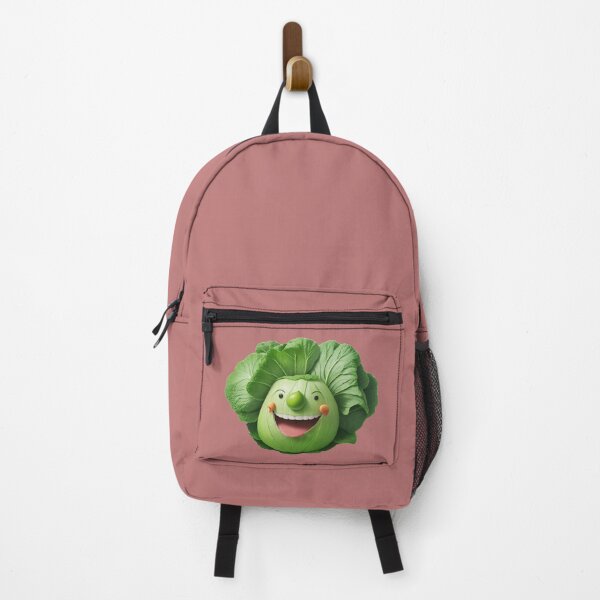 Item preview, sticker of cabbage with smile face designed and sold by Royalsticker.