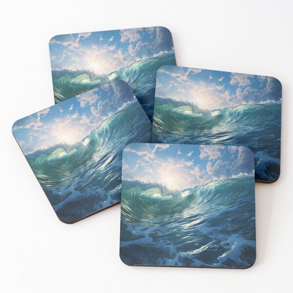 Item preview, Sea Waves Sunny Day Landscape designed and sold by LudwikeArts.