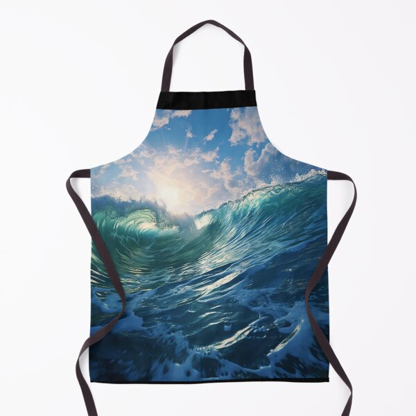 Item preview, Sea Waves Sunny Day Landscape designed and sold by LudwikeArts.