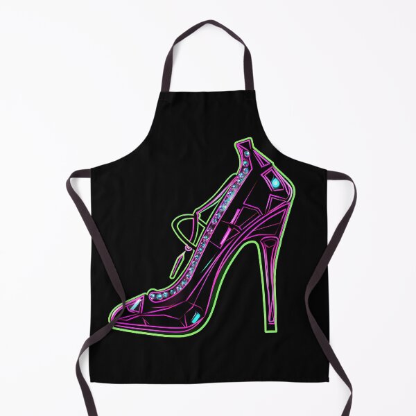 Item preview, neon pink high heel designed and sold by WickyWildLife.