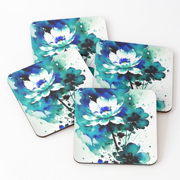 Item preview, Ink Blot Floral Fusion designed and sold by Simple-Art-work.