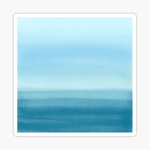 Item preview, Aesthetic blue creative abstract art sea designed and sold by primaiaart.