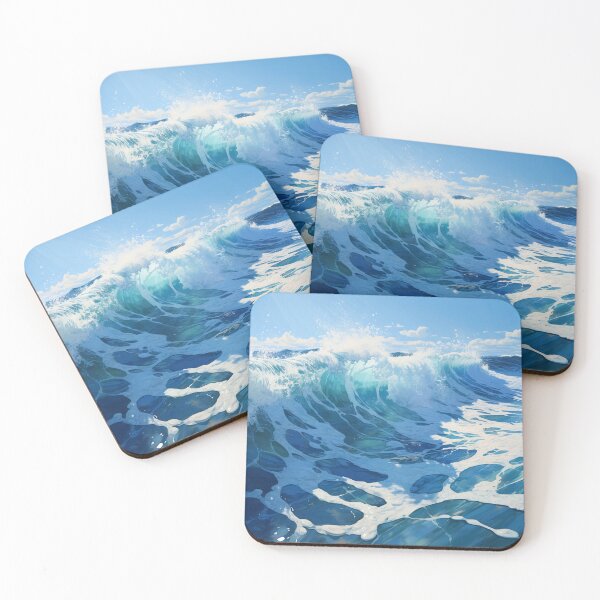 Item preview, Sea Waves Sunny Day Landscape designed and sold by LudwikeArts.