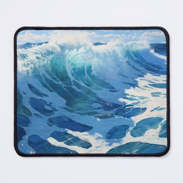 Item preview, Sea Waves Sunny Day Landscape designed and sold by LudwikeArts.