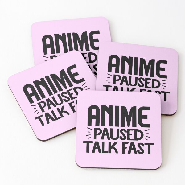 Item preview, Anime Paused: A Swift Conversation designed and sold by QuadMacDesigns.