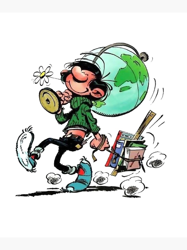 Thumbnail 3 of 3, Poster, Gaston lagaffe designed and sold by Mieloreuse.