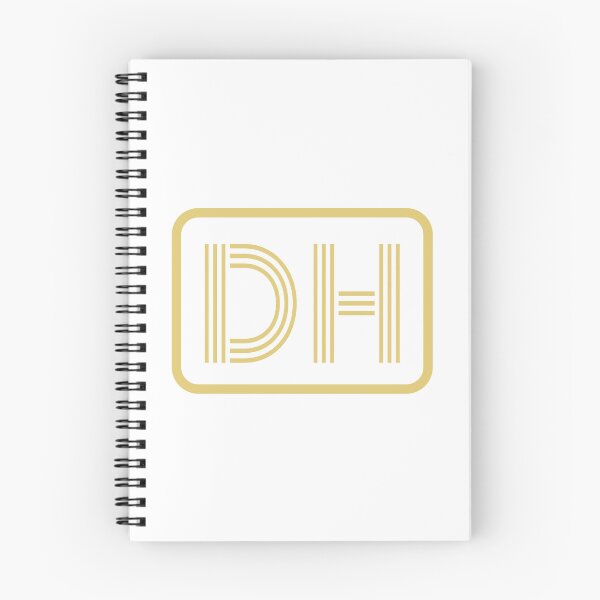 Item preview, DH Initials Gold Geometric Letters designed and sold by Jeallan Designs.
