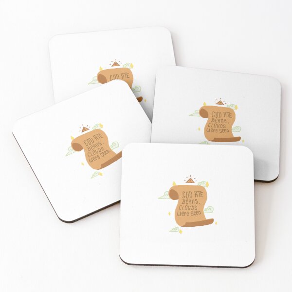 Item preview, God ate beans, clouds were seen. designed and sold by Fadacota.