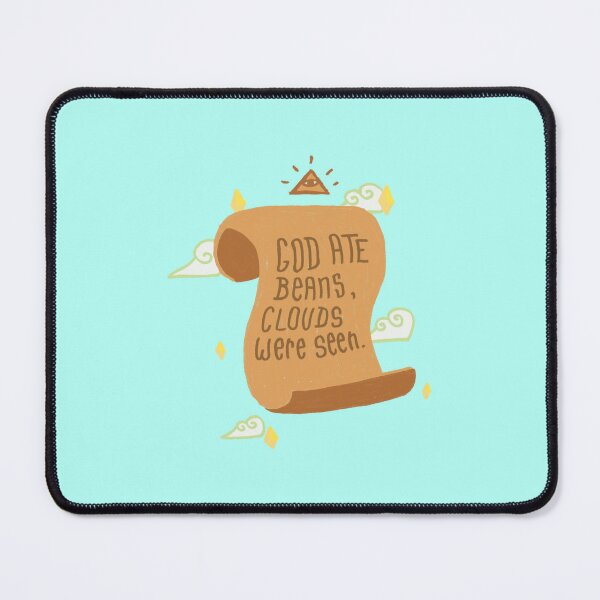 Item preview, God ate beans, clouds were seen. designed and sold by Fadacota.