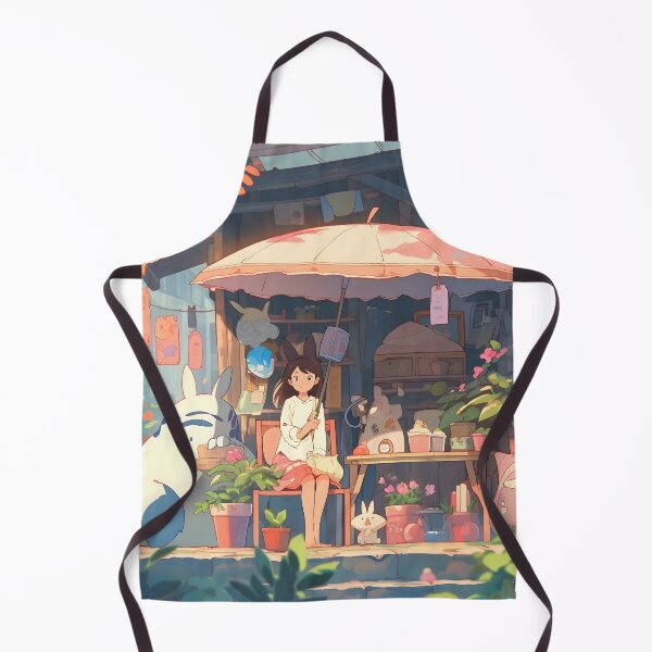 Item preview, Anime Inspired Girl and Monster at a Shop designed and sold by dcrc.
