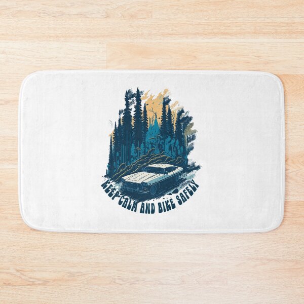 Item preview, Serenity on Wheels: Keep Calm and Bike Safely T-Shirt for Nature Enthusiasts! designed and sold by zax454.